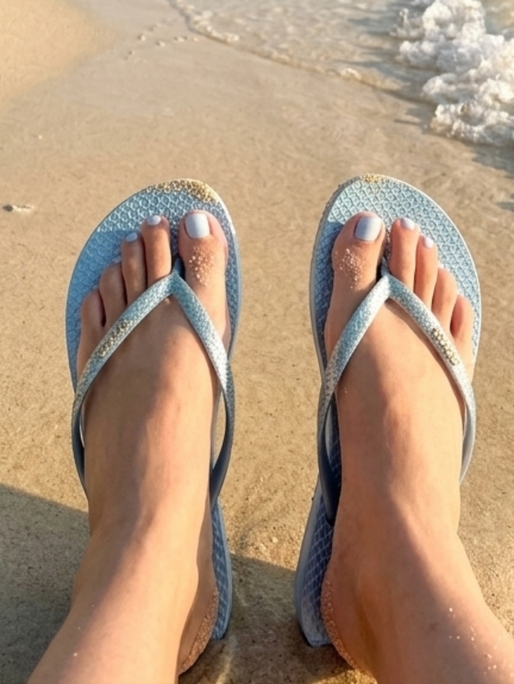 COLOKO 👣Blue Fresia Flip Flops These are Resonable PRICE for good Design